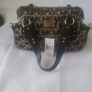 HUDSON HEATHER GRAY LG SATCHEL WITH WALLET